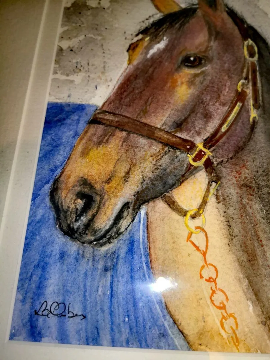Lawrence Chambers The Brown Horse painting - Image 2