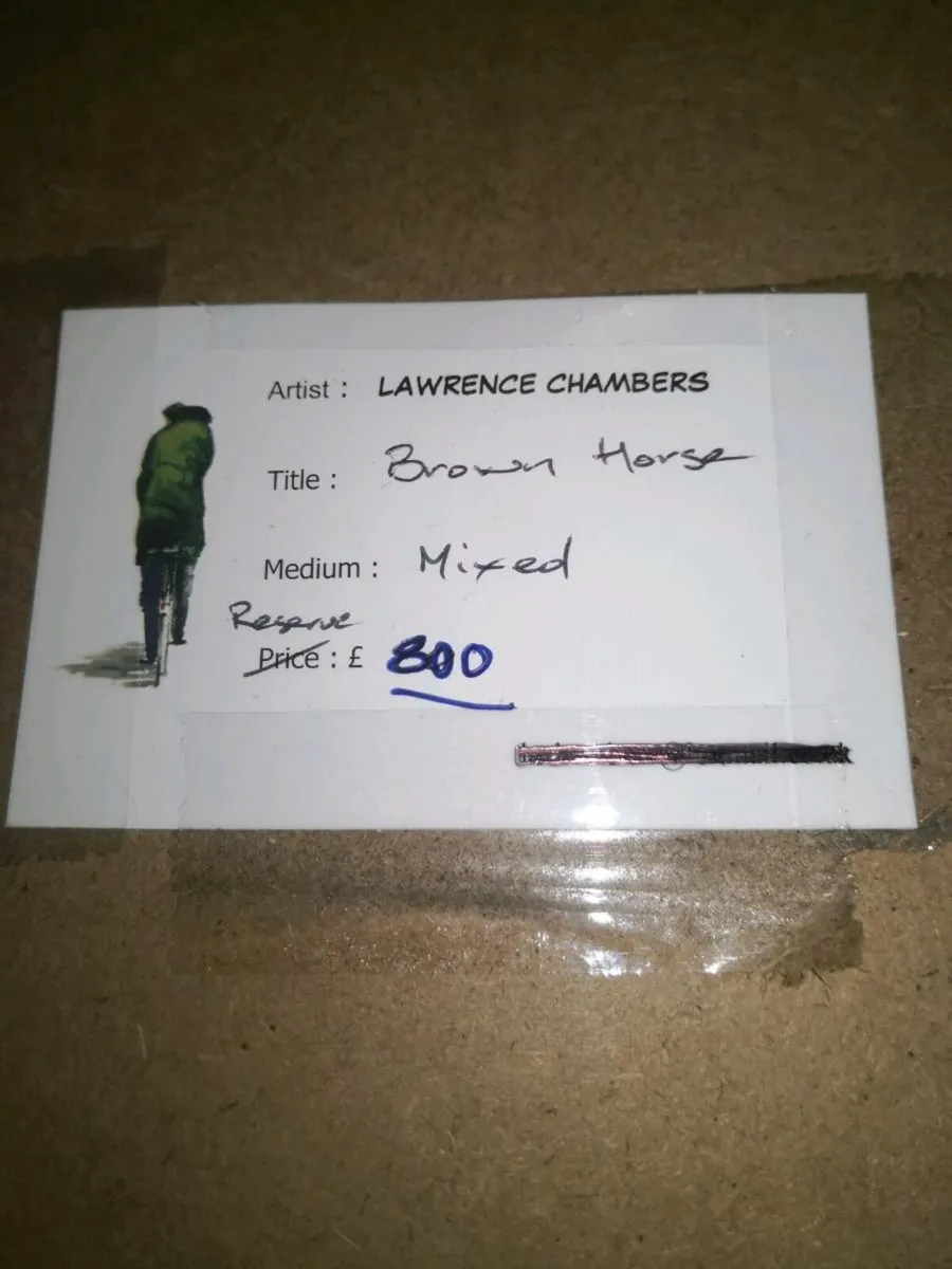 Lawrence Chambers The Brown Horse painting - Image 4