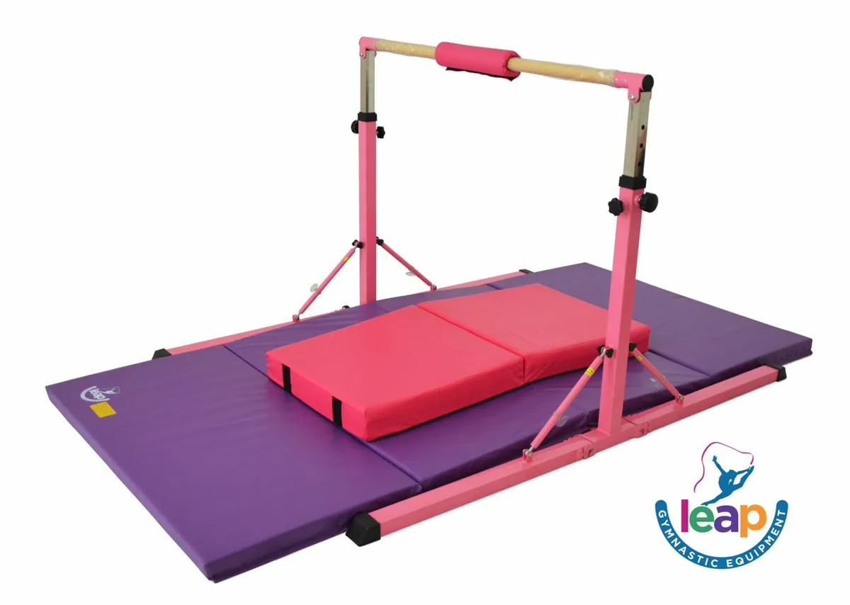 Gymnastic Bar Kit with bars mats as per pictures - Image 1