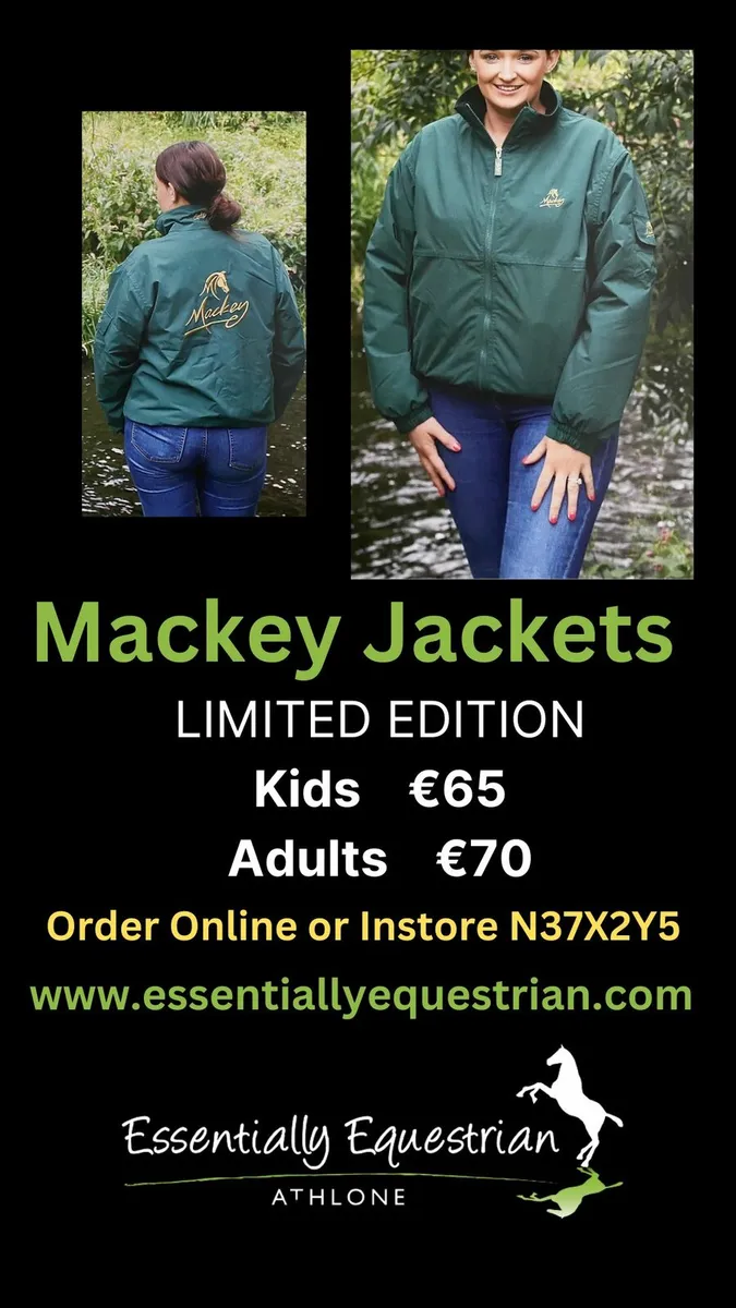 Mackey Jackets- Green and Navy - Image 1