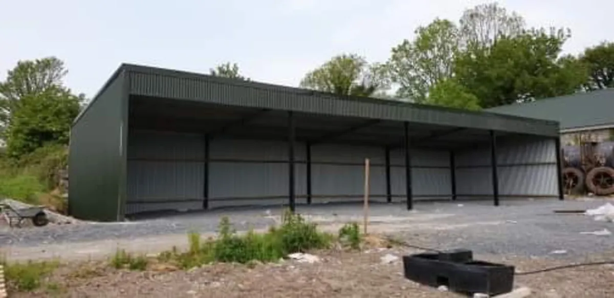 20ft x 63ft lean to kit shed ,reduced price ❌ - Image 4