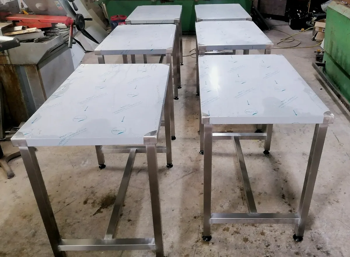 Stainless steel tables made to order - Image 1