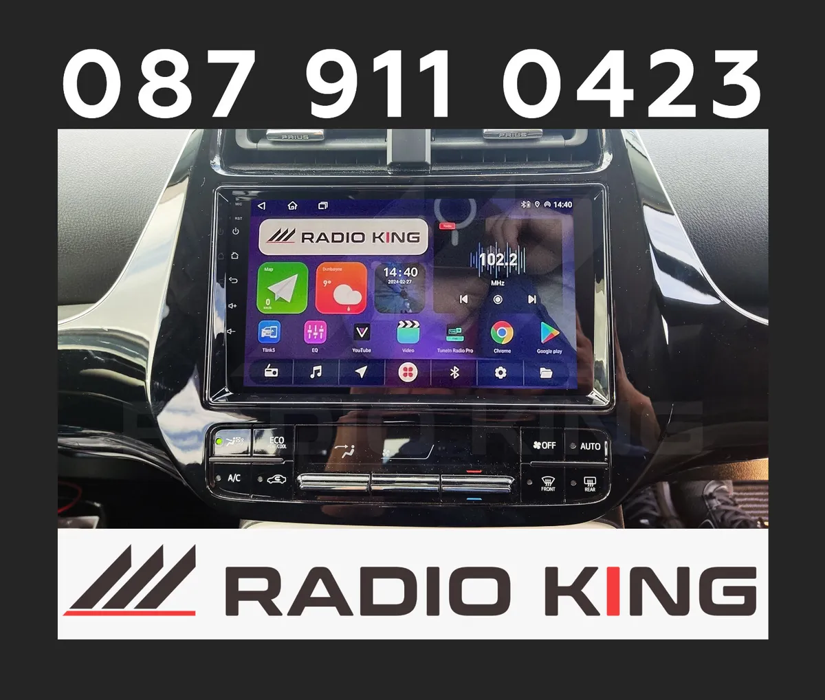 TOYOTA PRIUS OR ANY OTHER TOYOTA RADIO WITH CARPLA - Image 3