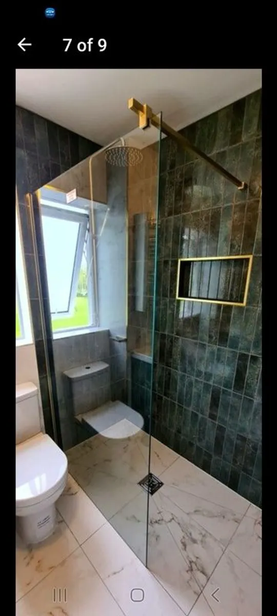 Brushed Brass Luxury Exposed Shower - Image 3