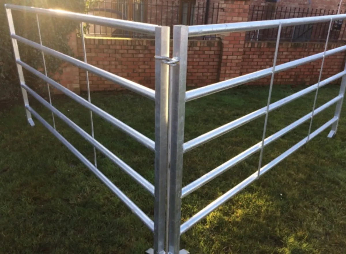 New cattle hurdles