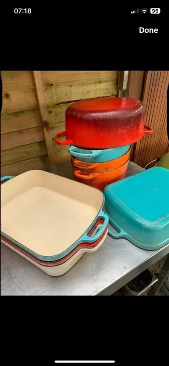 Le crusset dishes ( authentic le cruset) - Image 2