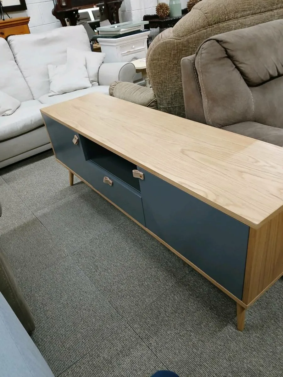 Oak & Grey tv units - Image 1