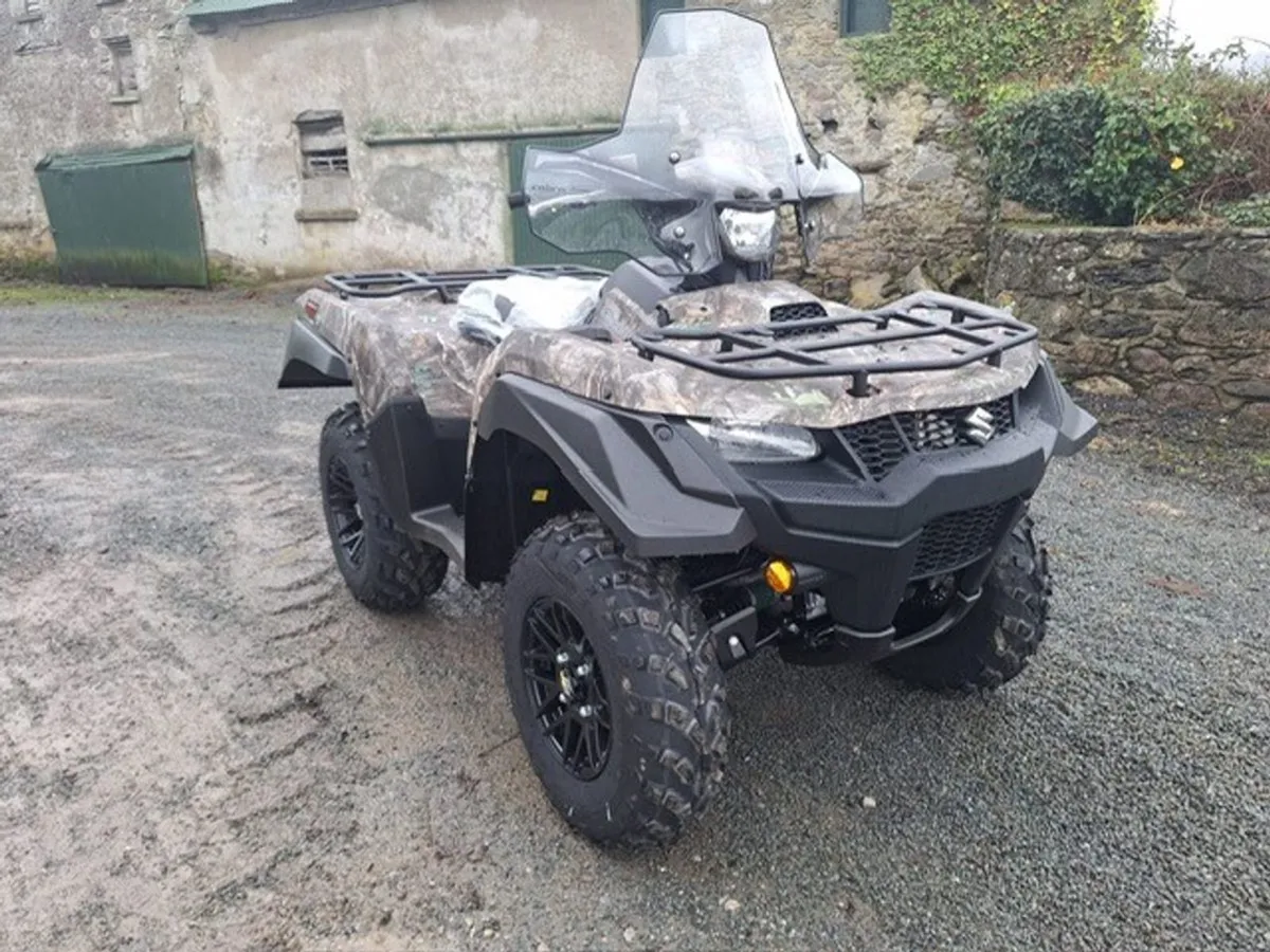 2026 Suzuki LT-A500 Power Steering Windshield & M - Image 4