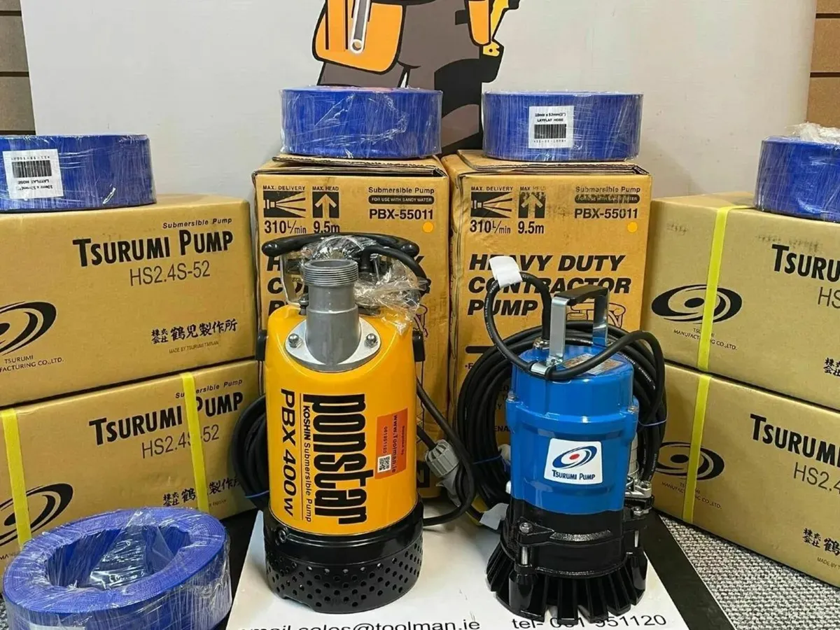 Ponstar and Tsurumi Water Pumps in Stock Toolman!! - Image 1