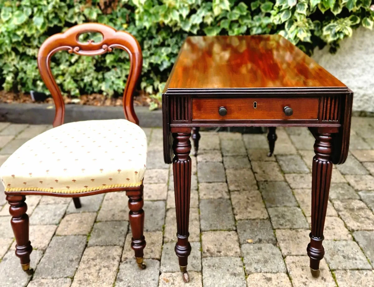 Georgian Mahogany Side Table- Circa 1830 - Image 3