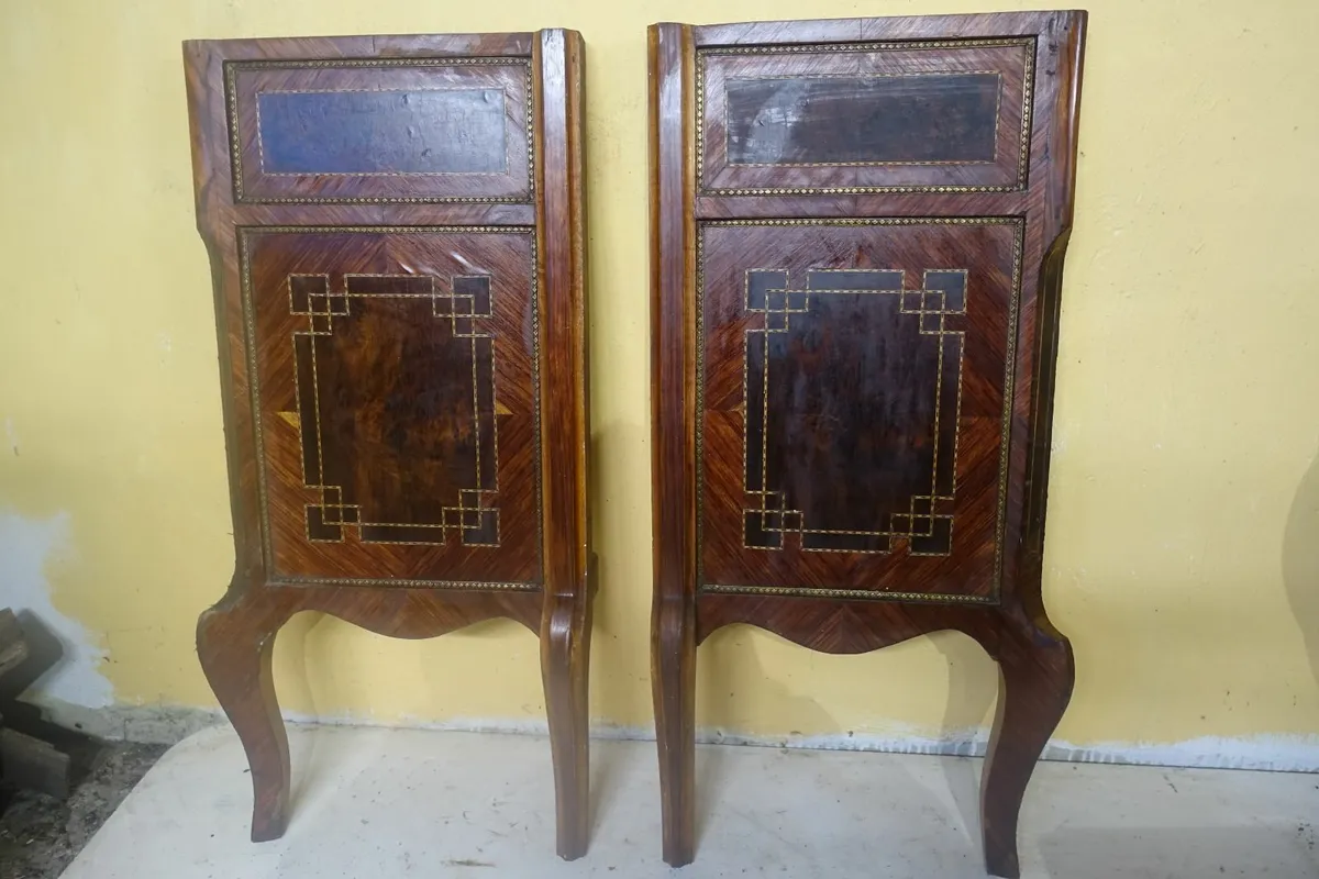 2 french cabinet panels - Image 1