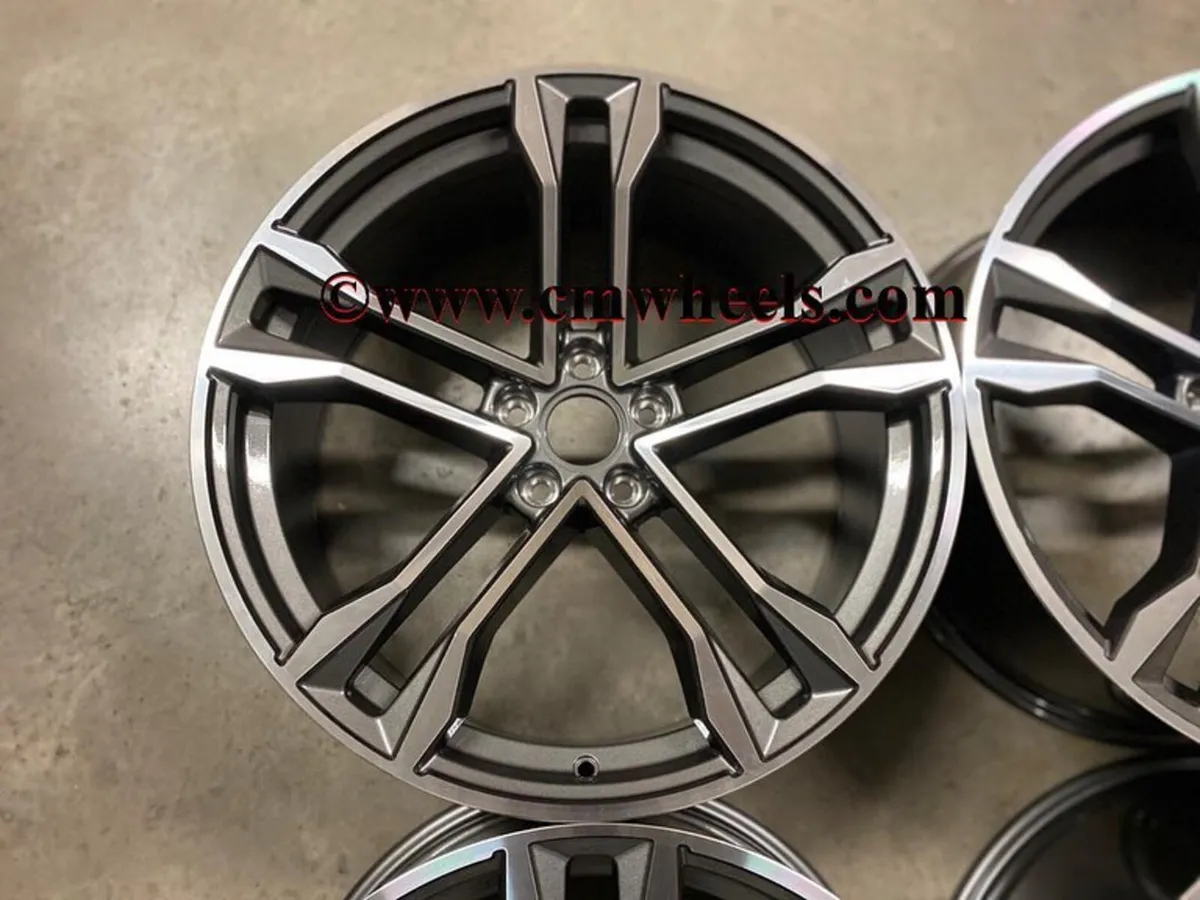 19" Inch SQ8 Audi style Alloys A3 A4 A6 Golf 5x112 - Image 3