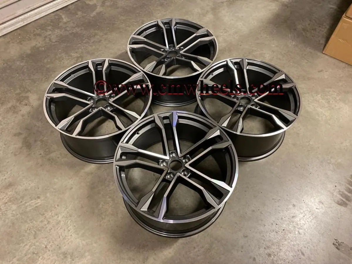 19" Inch SQ8 Audi style Alloys A3 A4 A6 Golf 5x112 - Image 1