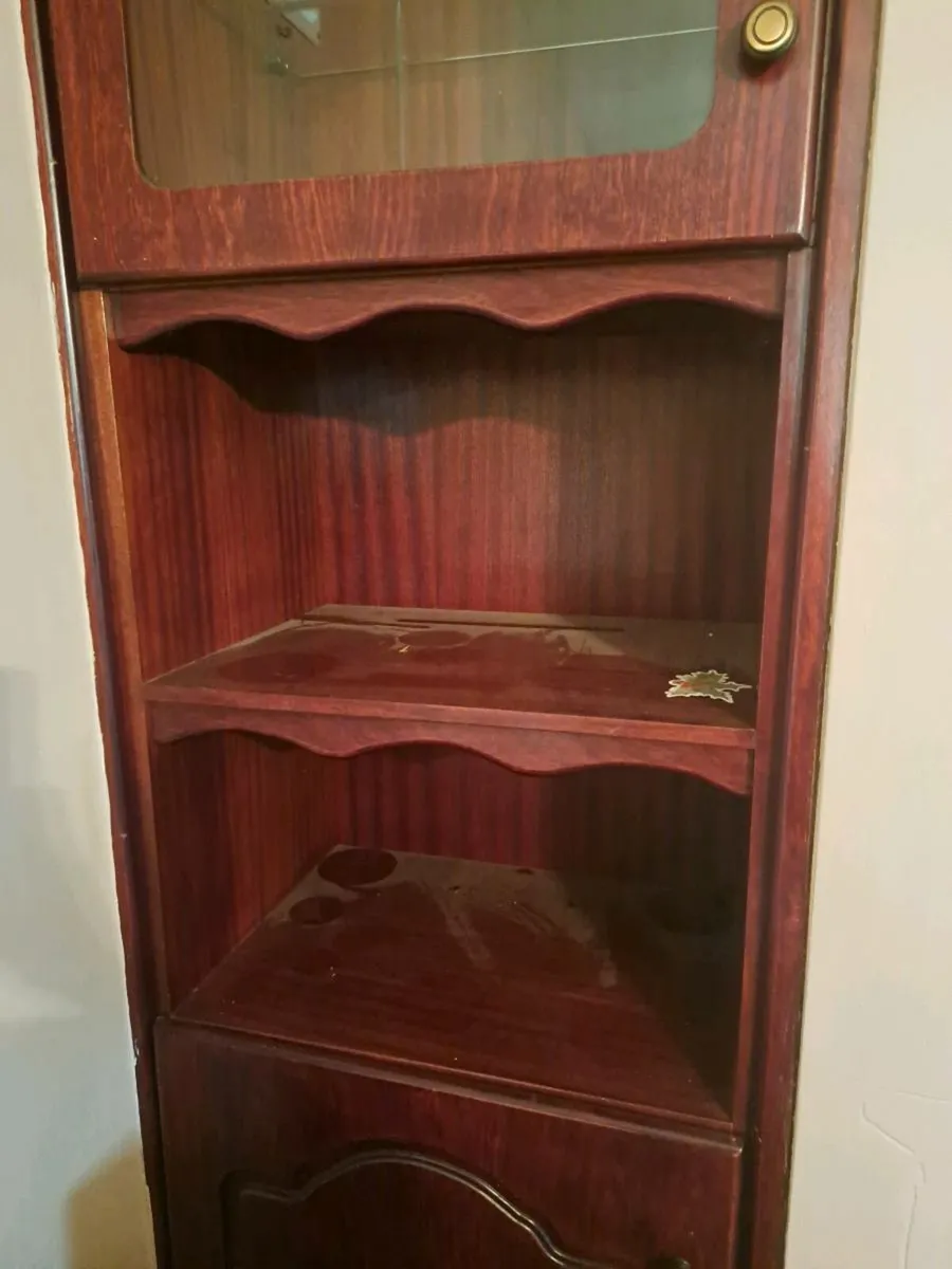 Dark wood cabinets - Image 4