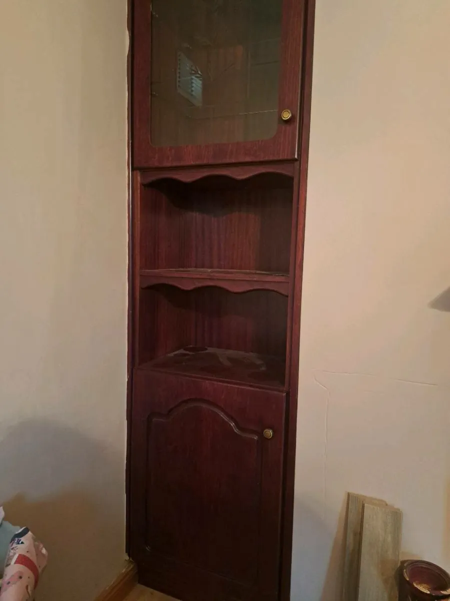 Dark wood cabinets - Image 1