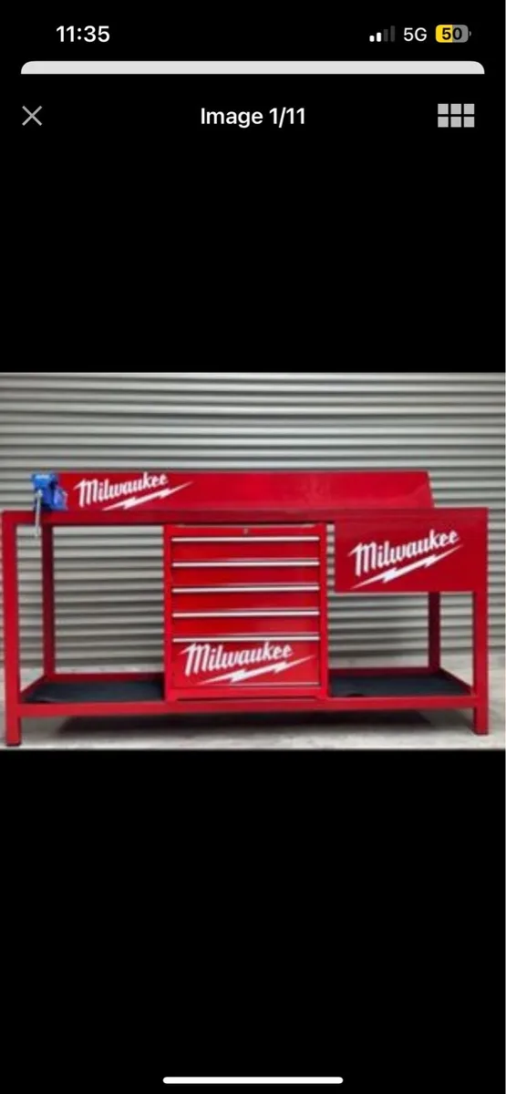 Solid Steel work bench - Image 2