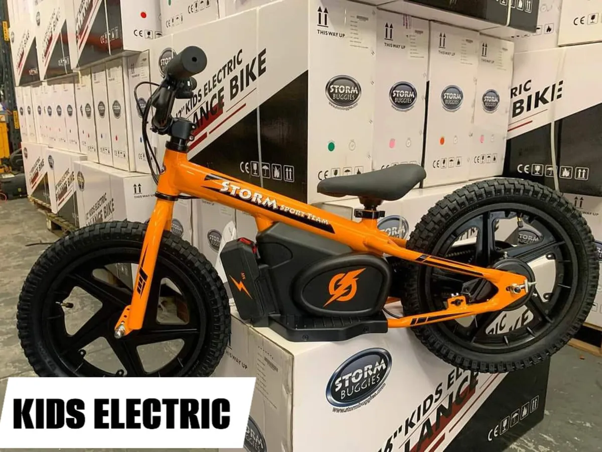 STORM KIDS ELECTRIC Balance bike DELIVERY XMAS - Image 1