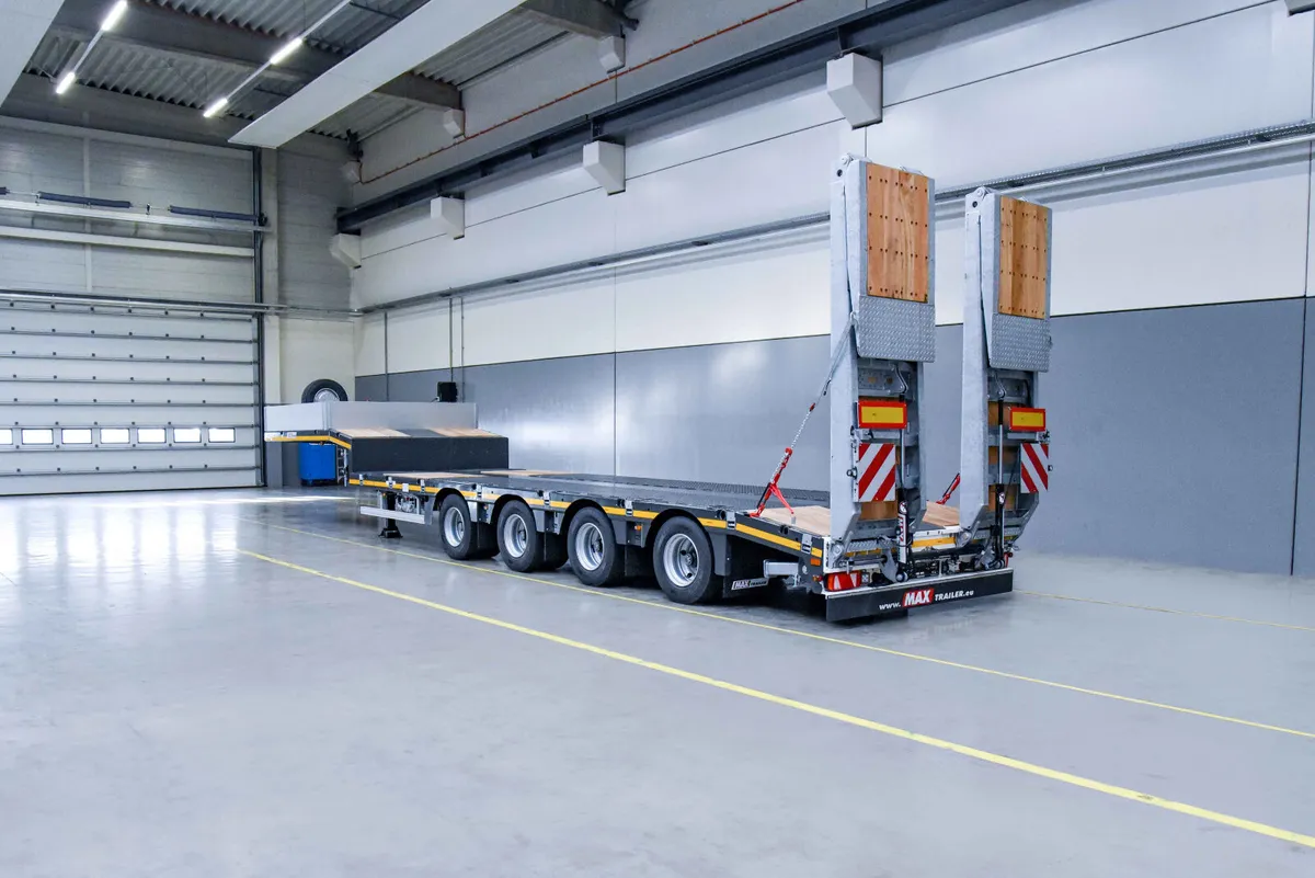 NEW MAX 4 AXLE LOW LOADER  (Red) - Image 1