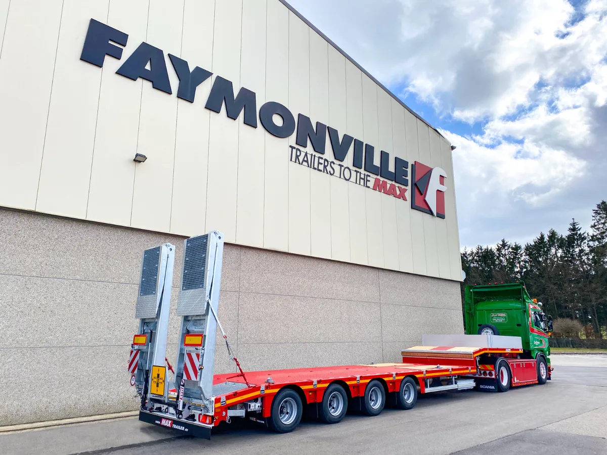 NEW MAX 4 AXLE LOW LOADER  (Red) - Image 2