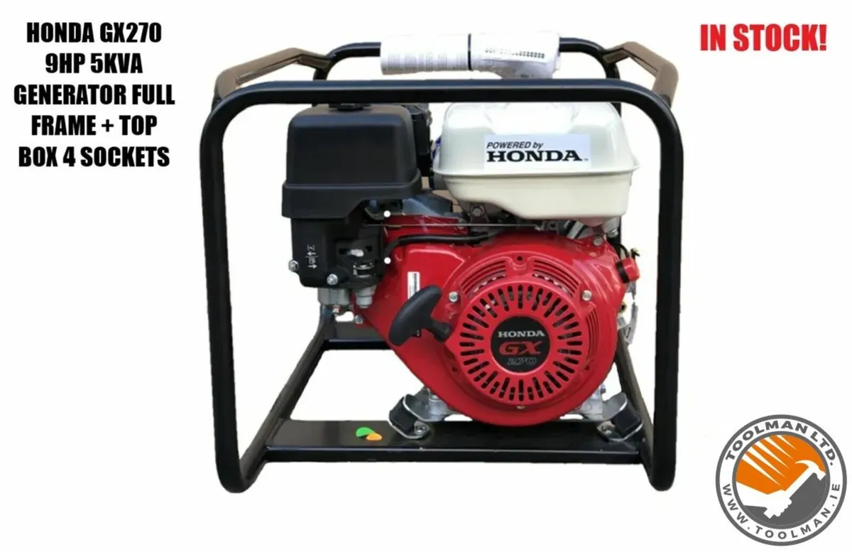 Honda and Yanmar Generators at Toolman.ie - Image 4