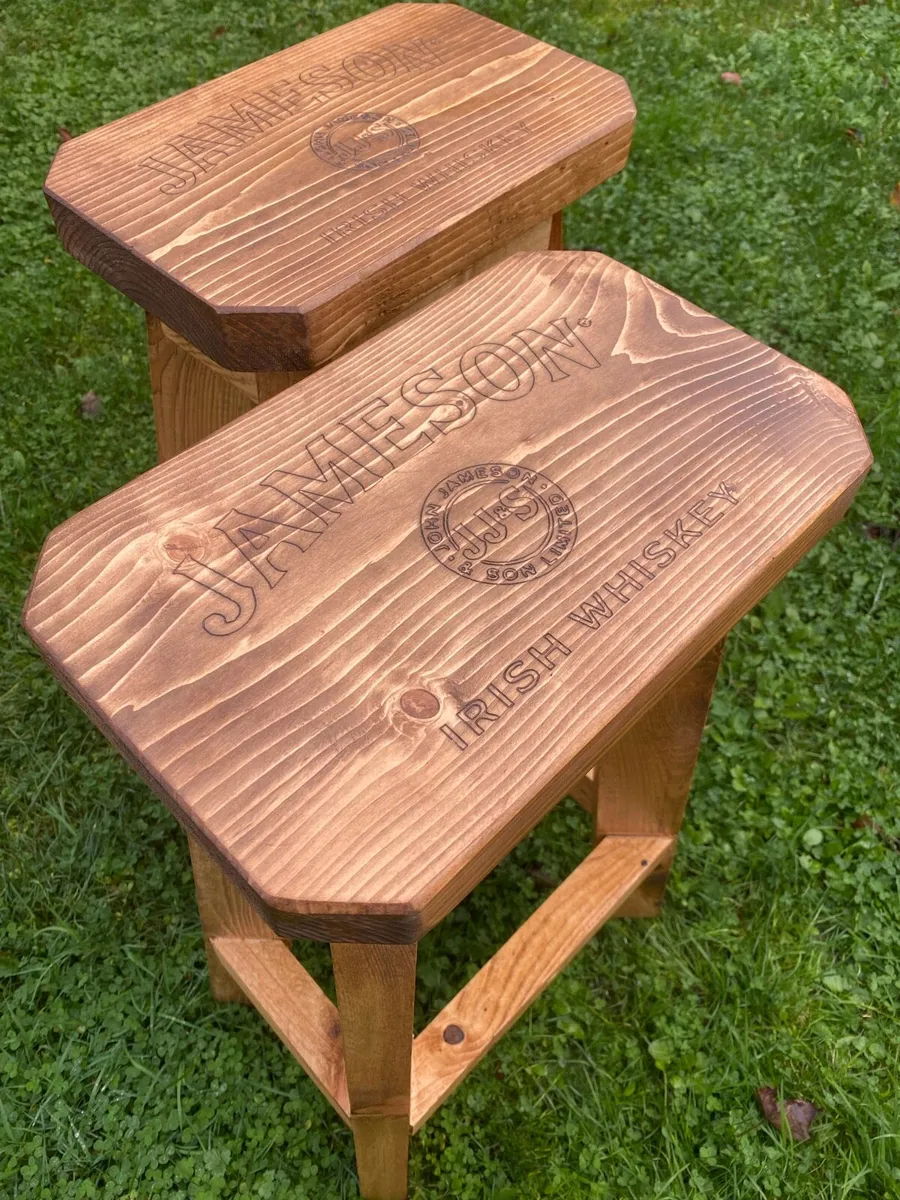 High BarStools Home Bar Stools Timber - Image 3