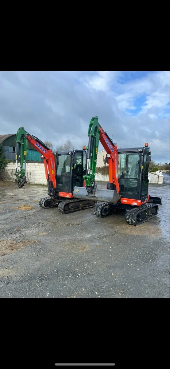 Mini digger hire - Image 2