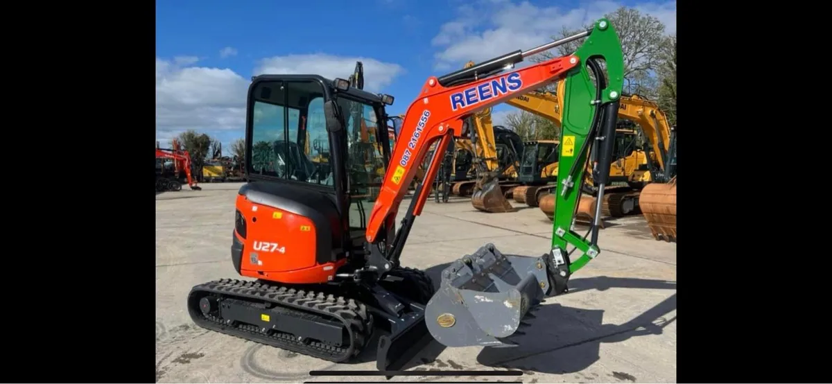 Mini digger hire - Image 1