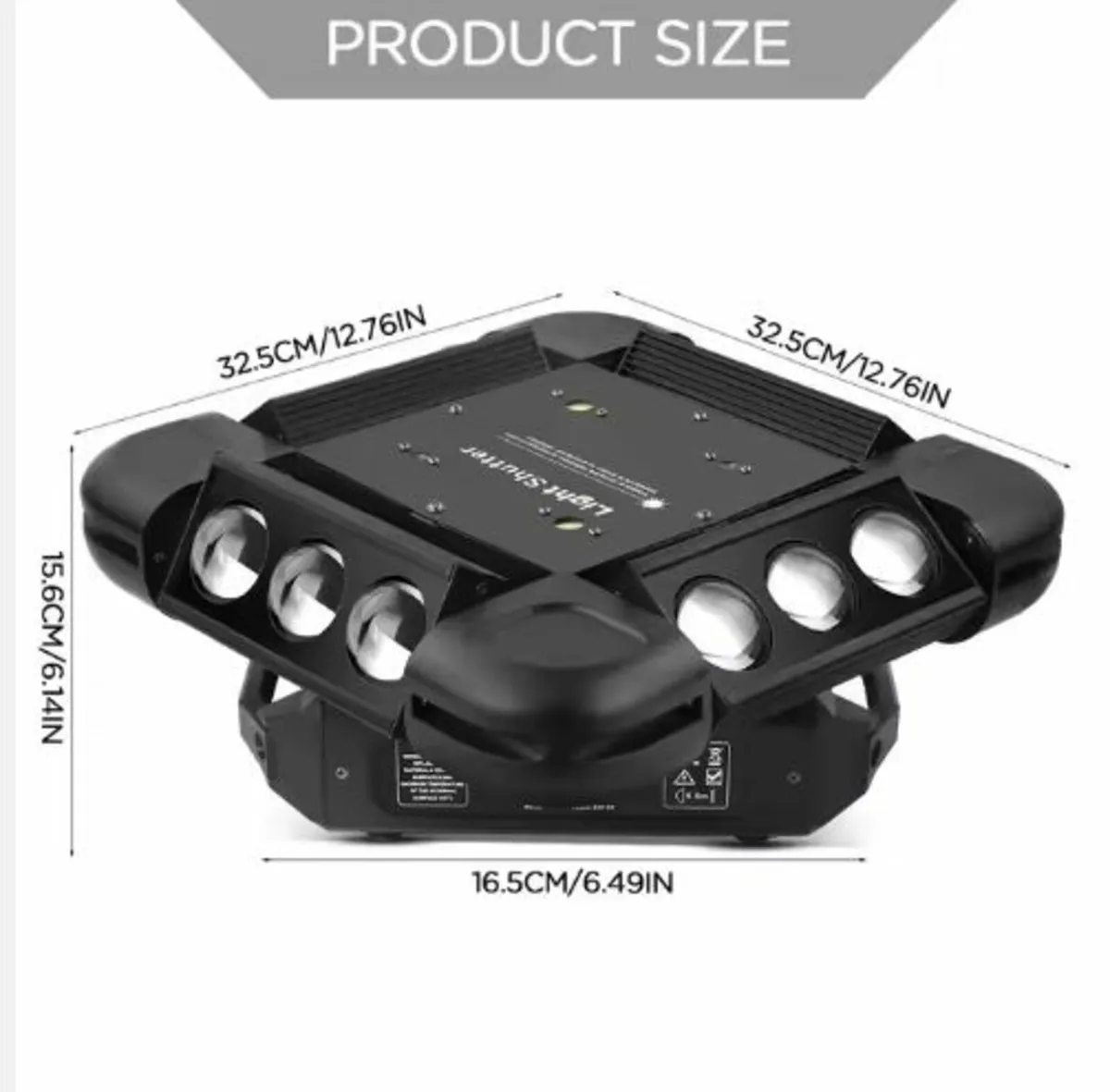 Storm Rotating Beam White Light Strobe Four-in-one - Image 2