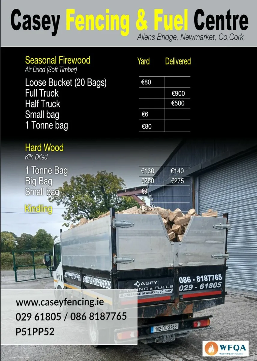 Firewood  kiln dried hardwood and softwood - Image 1