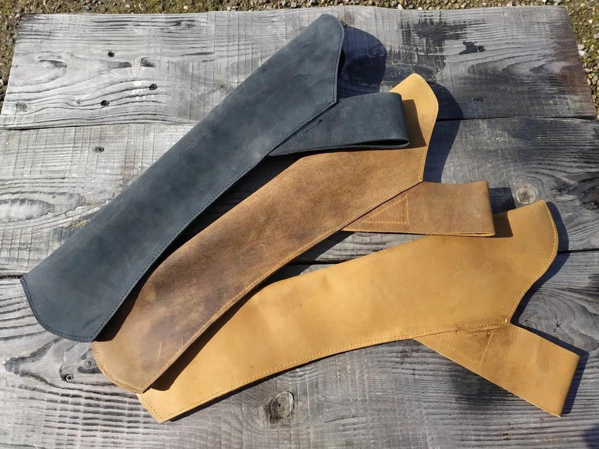 Traditional Leather cowhide quiver for 10 arrows - Image 4