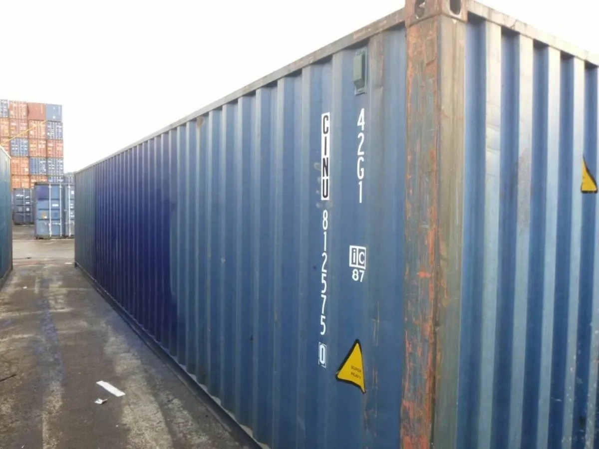 used 40ft standard shipping containers - Image 2
