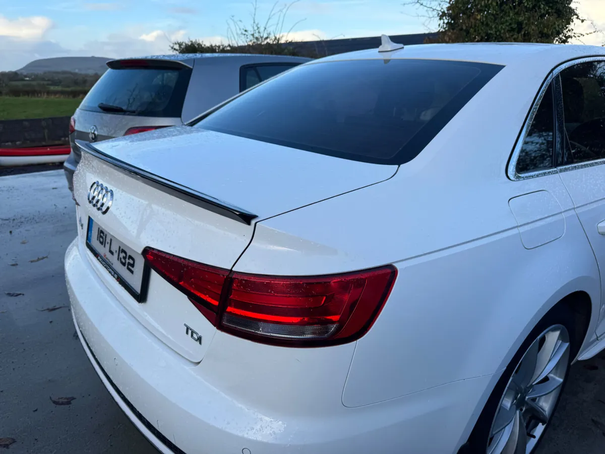 Audi a4 2016 + b9 boot spoiler gloss black - Image 1