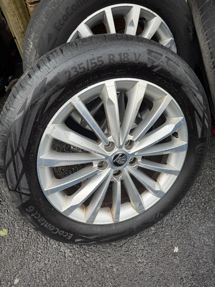 18” Skoda kodiaq alloys and tyres 5x112
