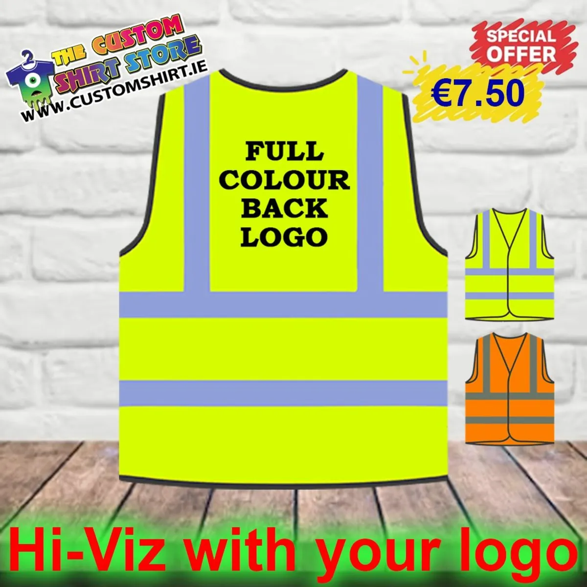 Hi Viz Full Colour Print Workwear - Image 1