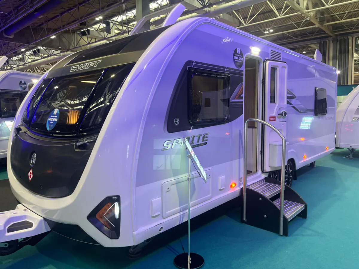 NEW 2025 SWIFT EB GRANDE 8FT 4/5 BERTH CARAVAN - Image 1