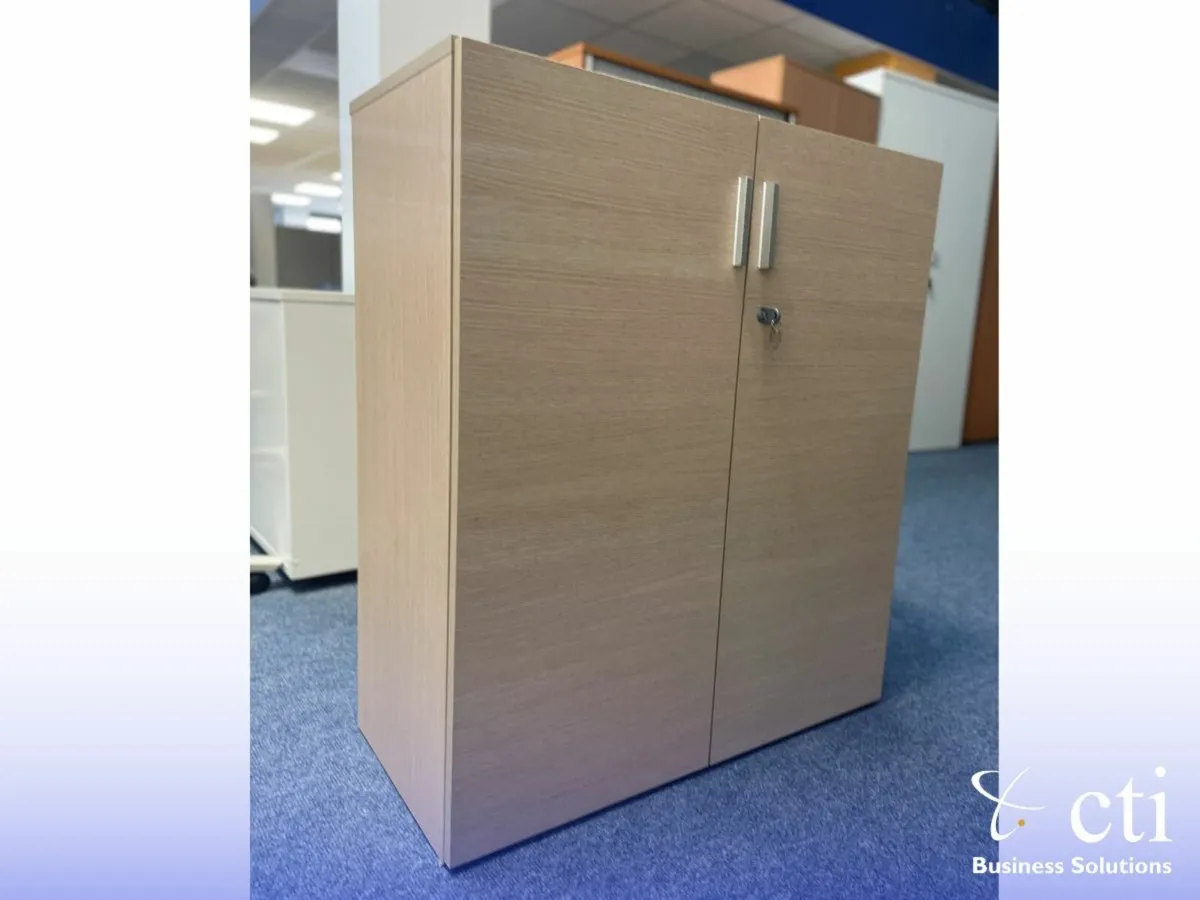 NEW Light Beech Storage Cabinets - Image 1