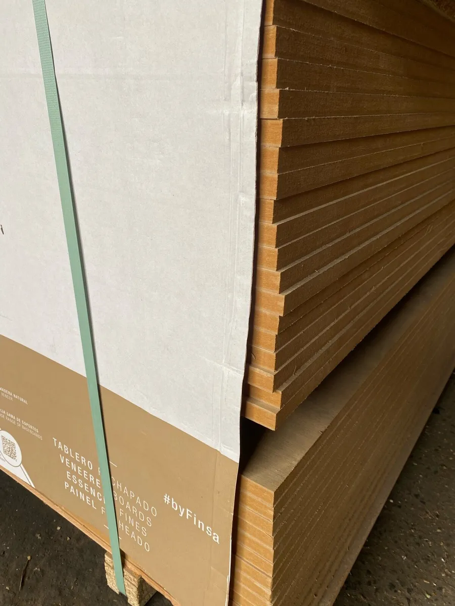 White white MDF 8x4x18mm