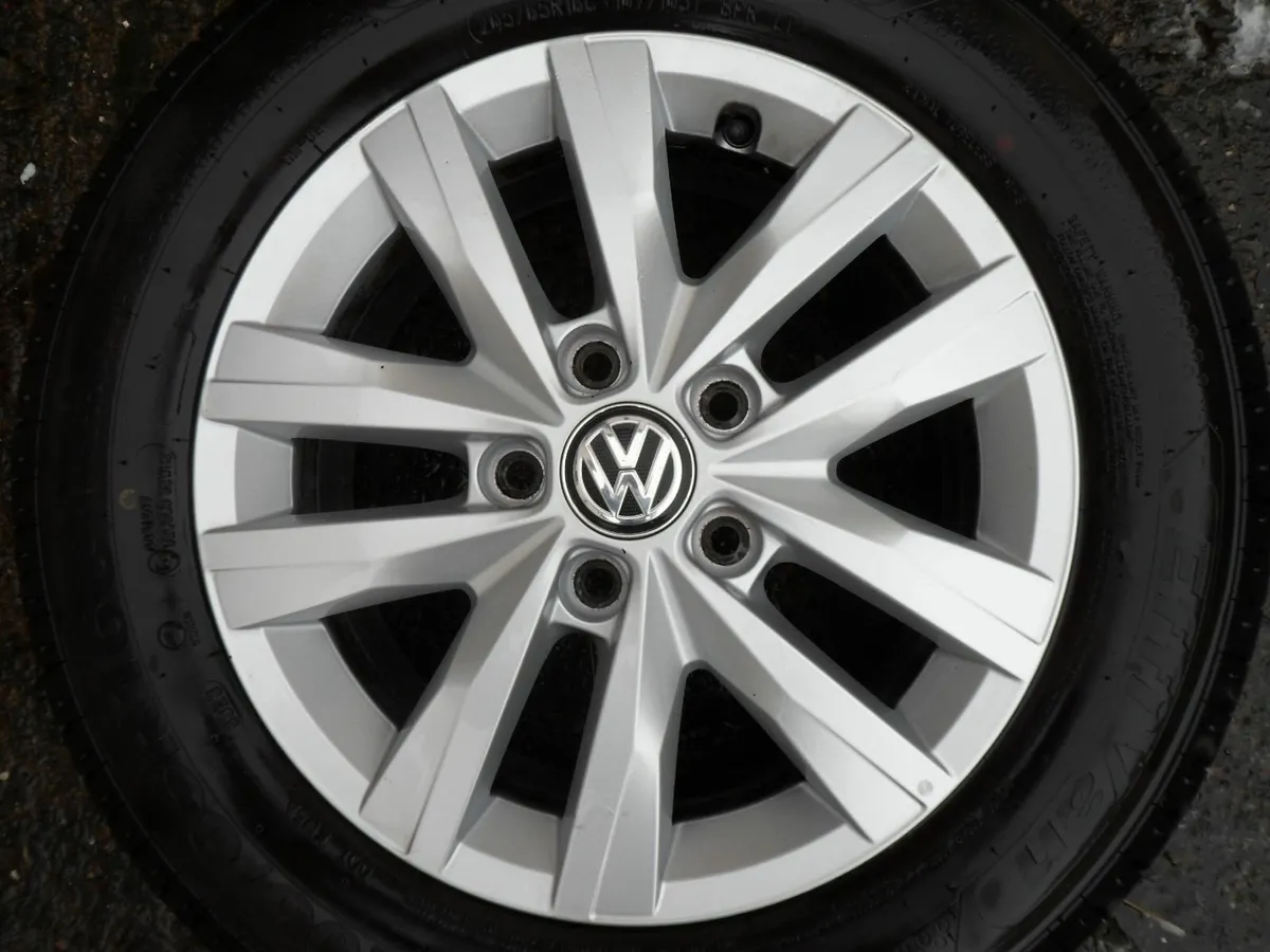 16 VW TRANSPORTER CRAFTER VAN ALLOY WHEELS & TYRES