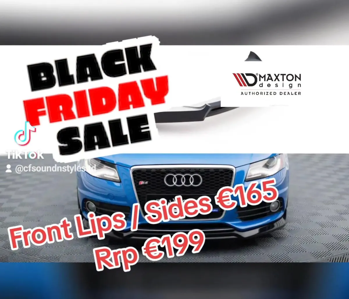 Audi A4 A6 A3  Maxton Lip Kits SALE - Image 1
