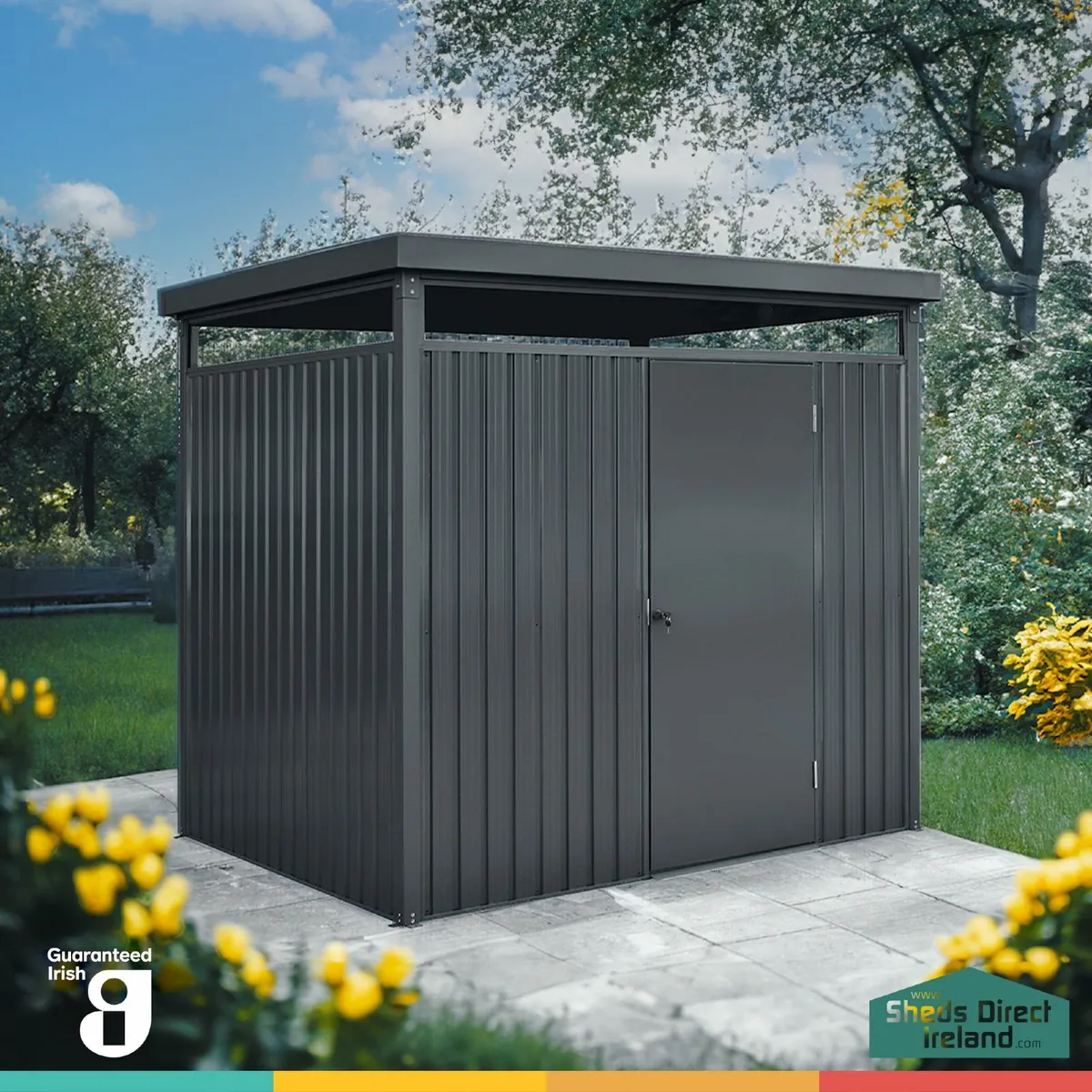 Premium Panoramic 8ft x 7ft Shed SHOP SOILED - Image 2