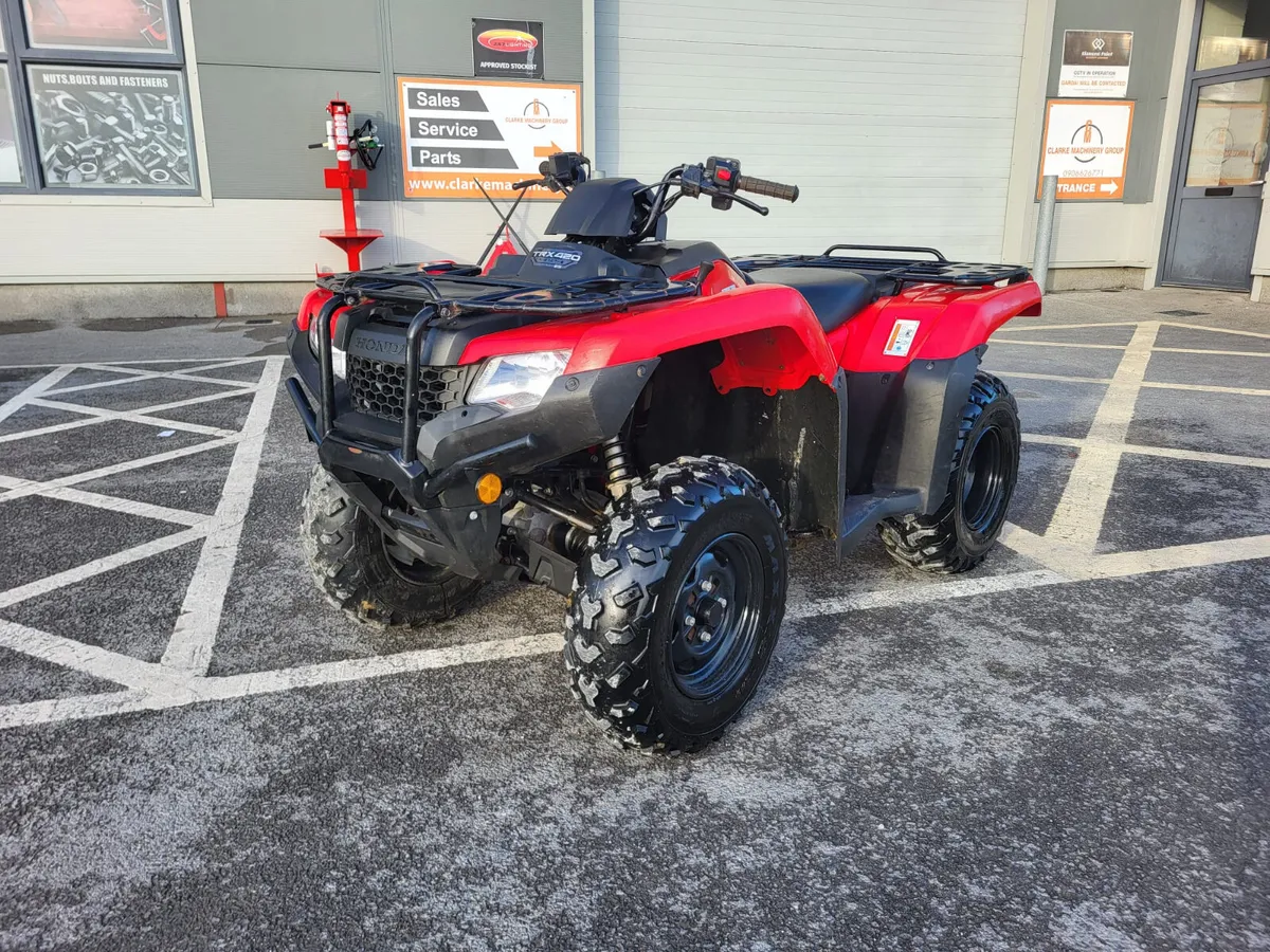 2021 Honda 420fe --373hrs - Image 2