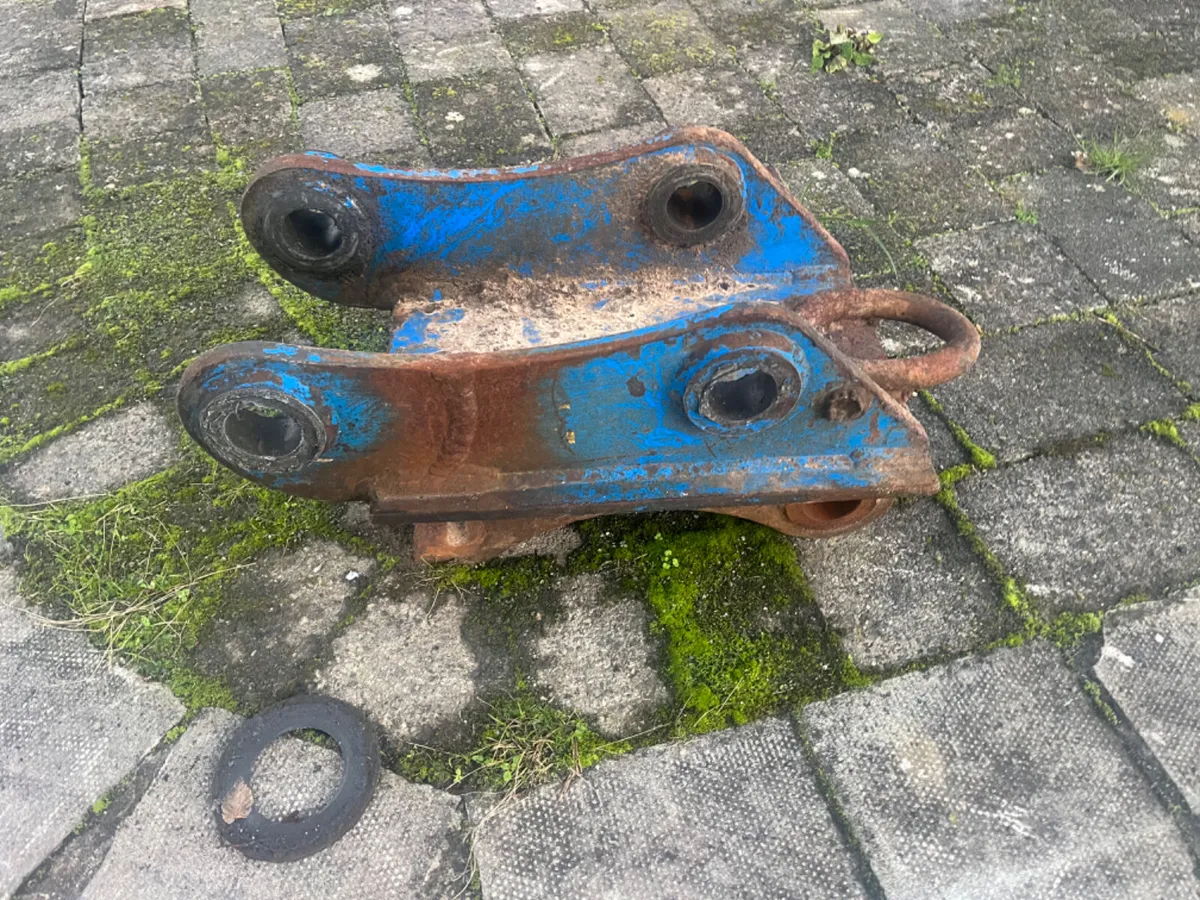 Semi quick hitch 45 mil pin 65 mil pin hydraulic h - Image 3