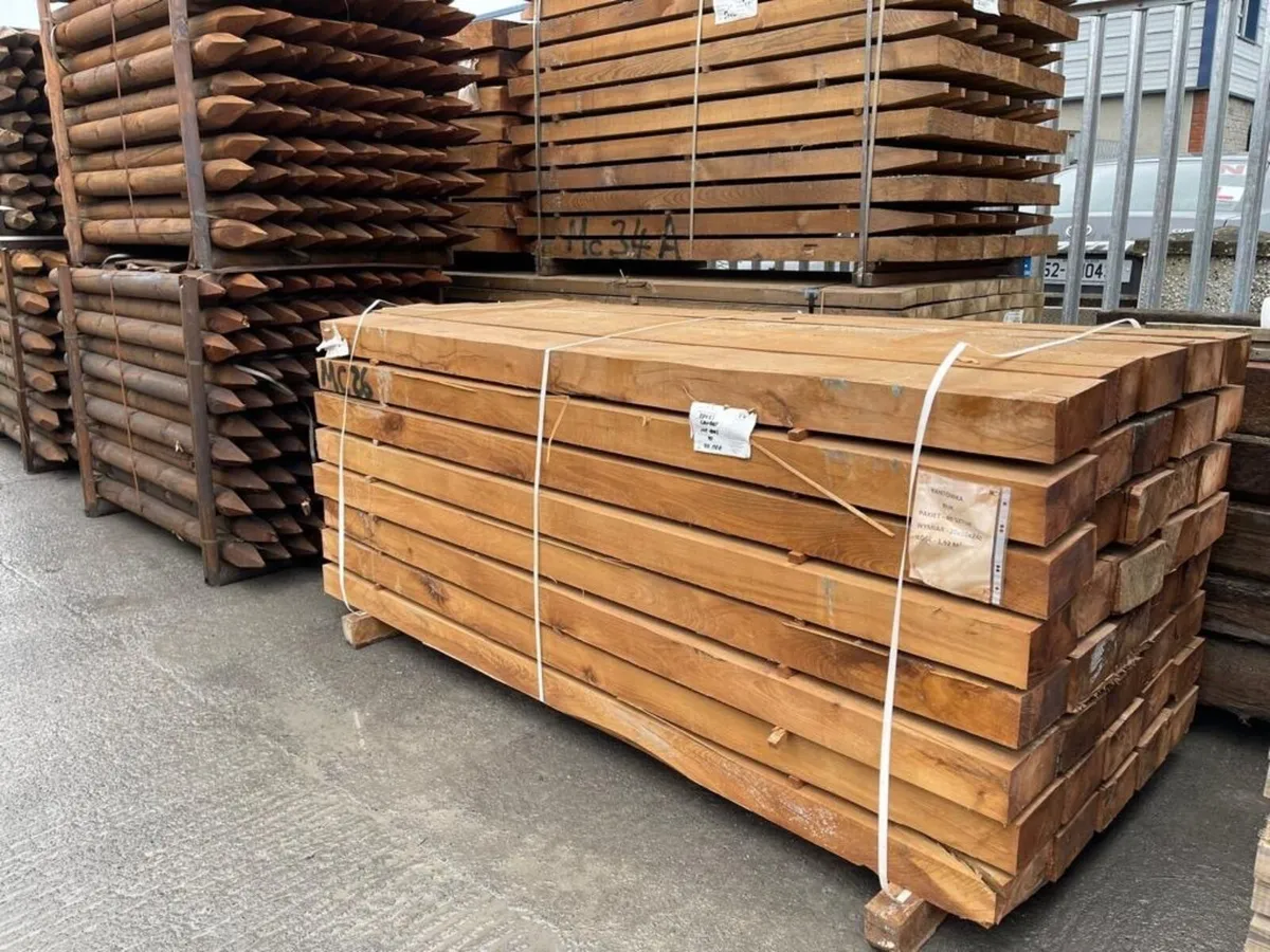 Reclaimed Railway & Landscaping Sleepers - Image 1