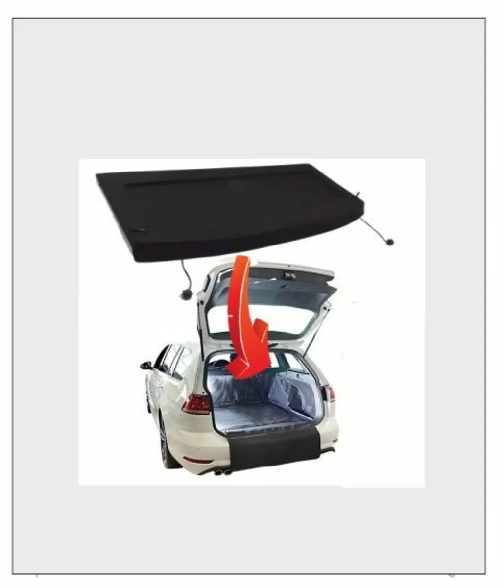 VW GOLF 2008-2015 PARCEL SHELF BLIND CARGO COVER - Image 1
