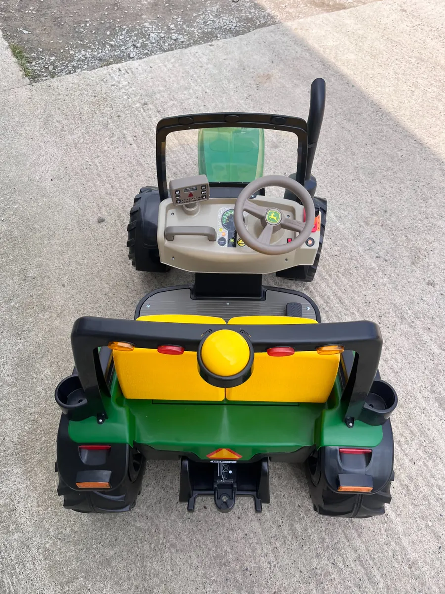 Peg-Perego John Deere Dual Force Electric Tractor - Image 4
