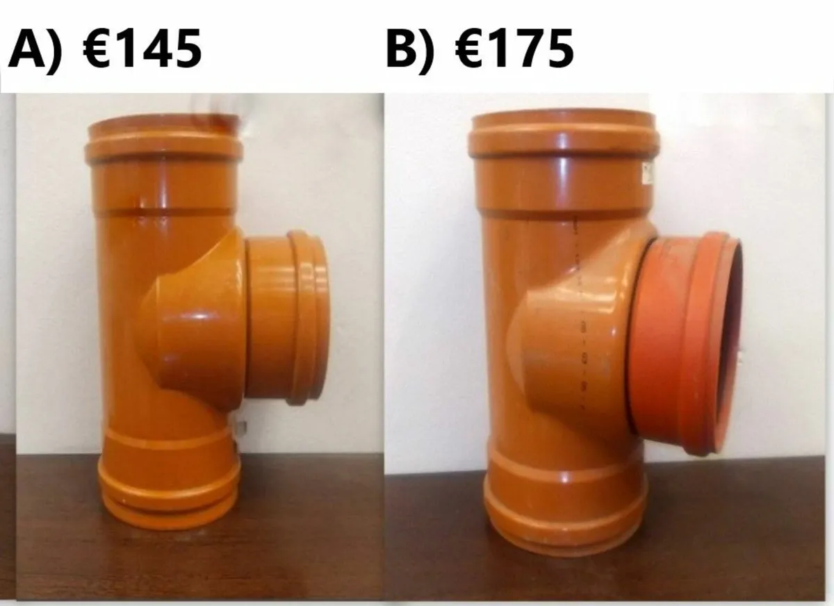 Wavin Sewer Bends, couplers & pipe accessorie - Image 1