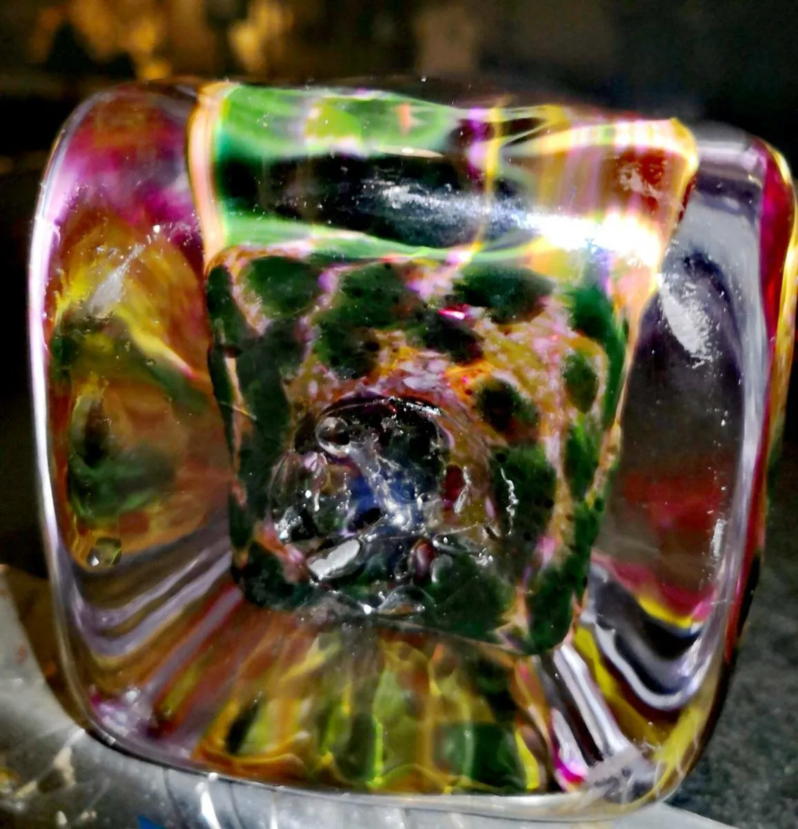 Stunning large hand blown Murano vase - Image 2