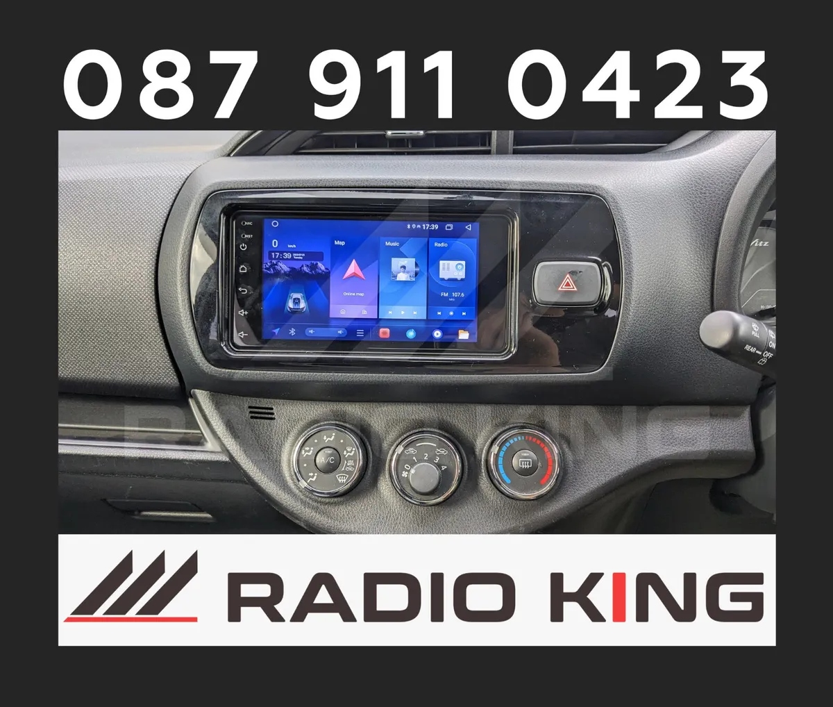 PREMIUM CARPLAY TOYOTA VITZ ANDROID AUTO AUDIO - Image 3