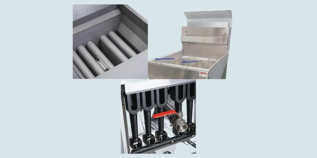 FIVE / FOUR / THREE BURNER GAS FRYERS ALL IN STOCK - Image 2