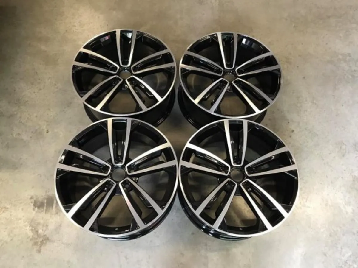 18 19" Inch VW Golf R Seville Style Alloys 5X112 - Image 1